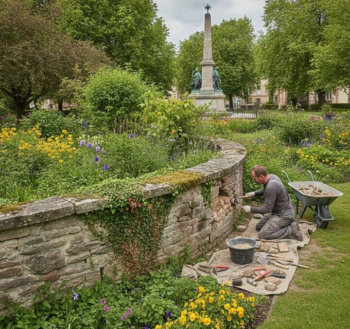 Muret jardin à Erstein : quand le mur du jardin devient source de tracas