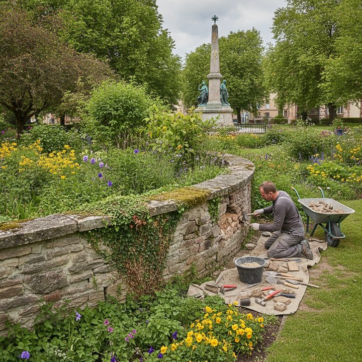 Muret jardin à Erstein : quand le mur du jardin devient source de tracas