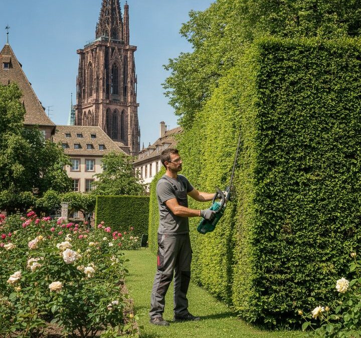 Taille haie à Strasbourg : prévenir les risques et entretenir ses haies en toute sécurité