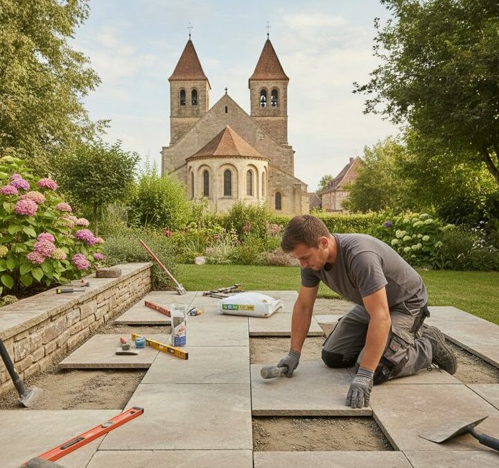 Terrasse pierre à Sélestat : guide pratique pour un aménagement durable et local